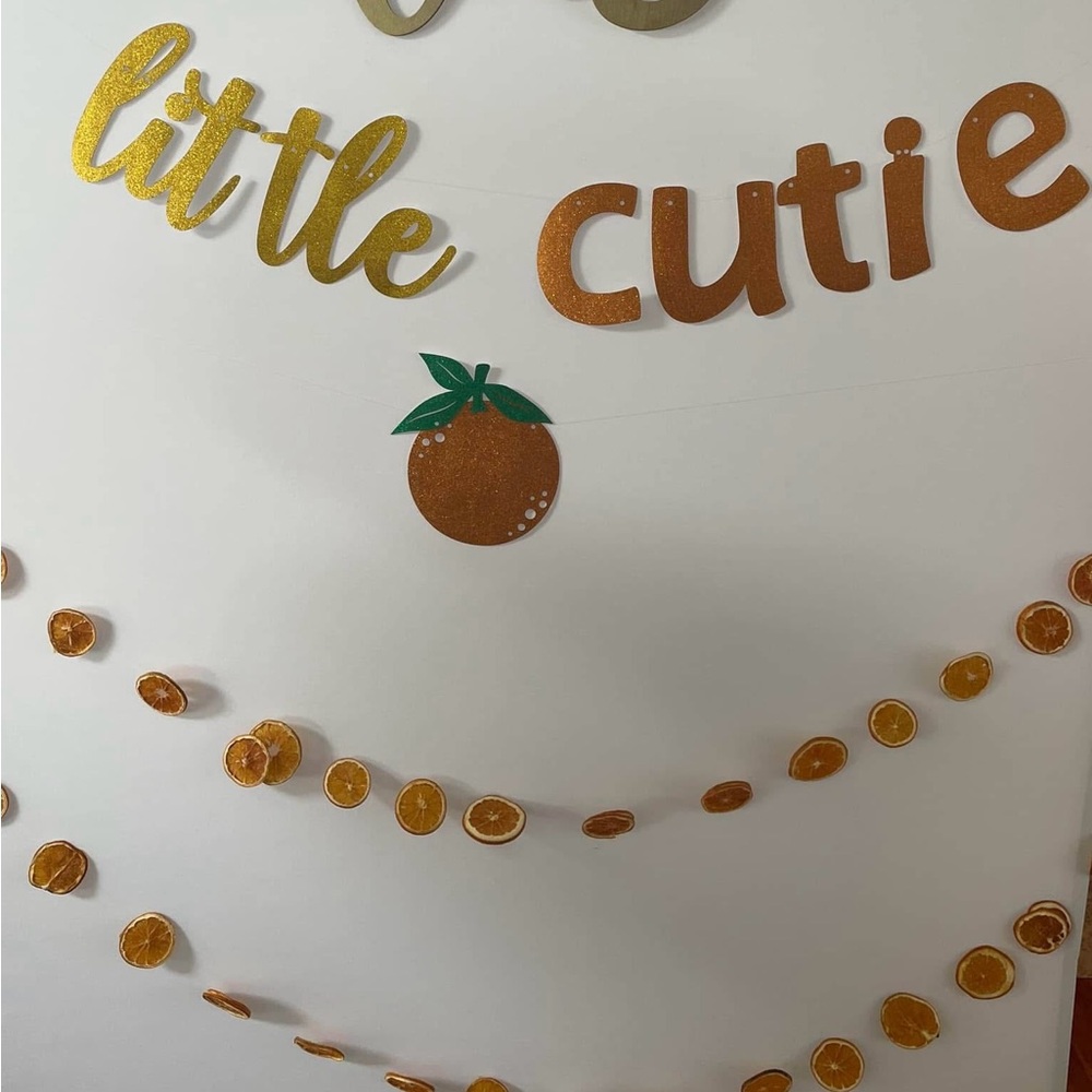 2 “Little Cutie” Party Banners